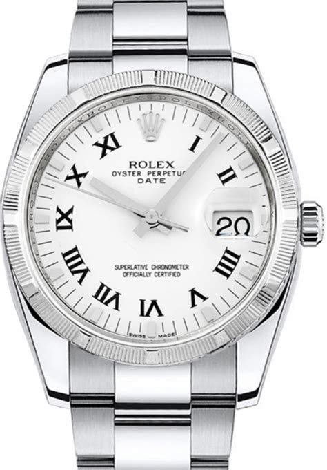 rolex date 115210 34mm oyster perpetual engine turn bezel|rolex perpetual date price.